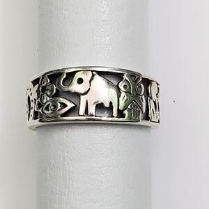 Sterling silver ring size 8